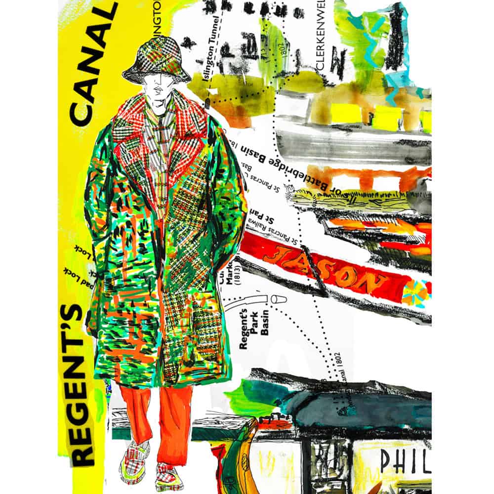 julia sabery, collaboration, tweed, csm, textile design