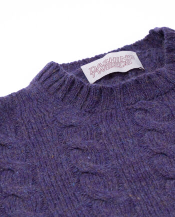 Violet Cable Crew Neck
